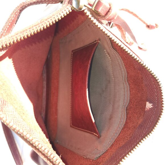 BEAUTIFUL ROOTS Canada Edie Bag Tribe Merlot - Picture 4 of 6